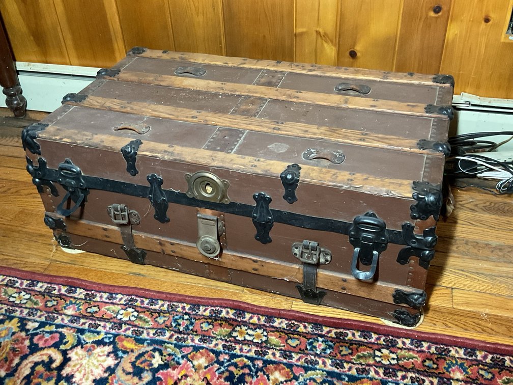 Flat Top Travel Trunk