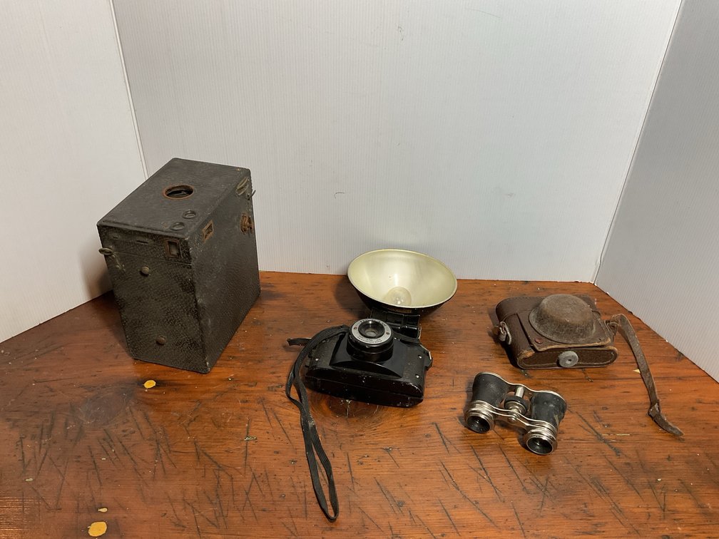 Vintage Cameras and Opera Glasses