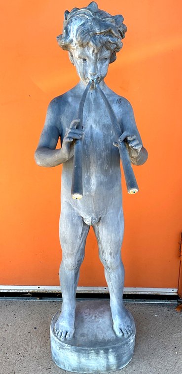 Garden Statue of Pan Figure