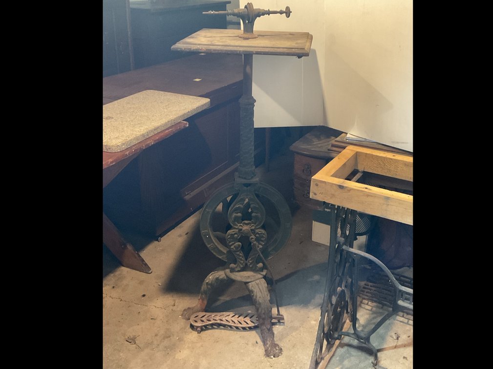 Antique Dental Treadle Drill or Jeweler's Lathe