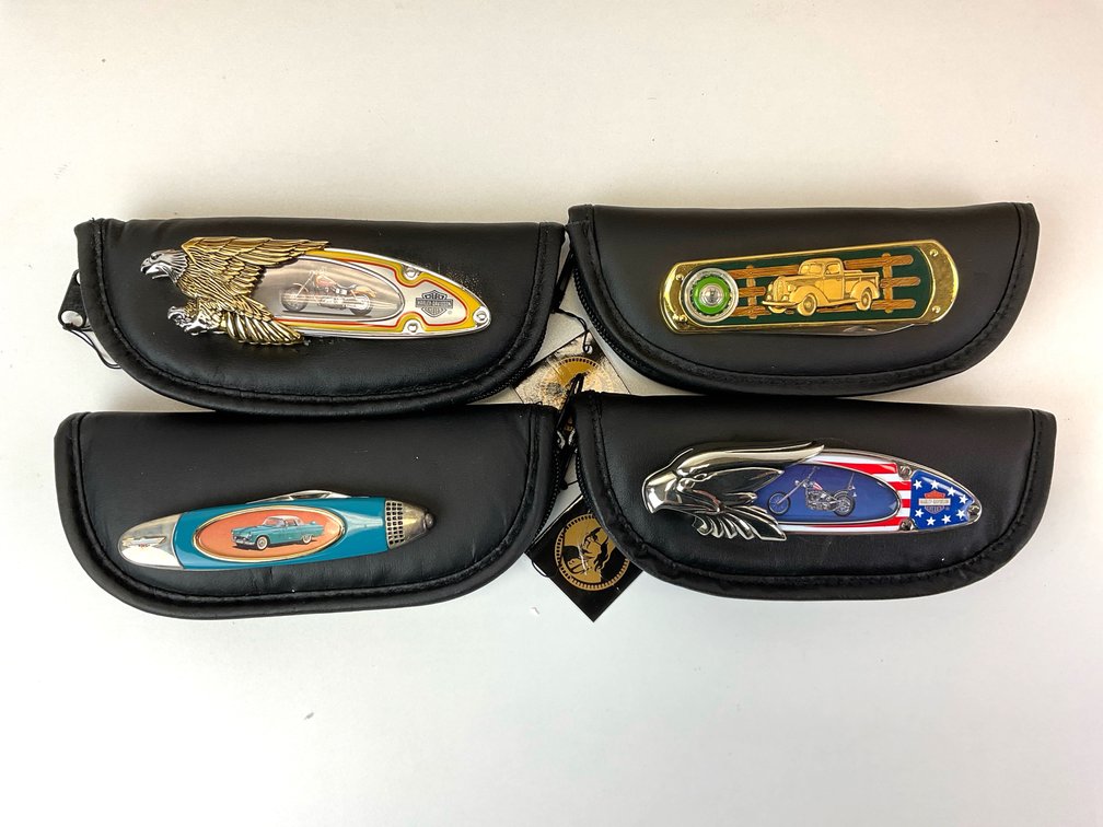 Franklin Mint Harley-Davidson and Ford Collector Knives