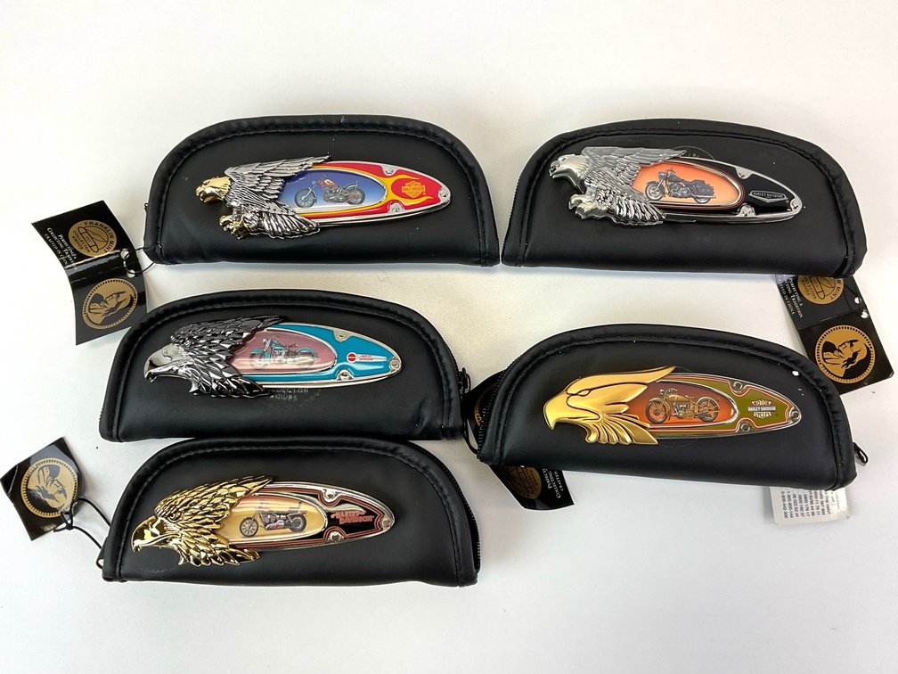 Franklin Mint Harley-Davidson Folding Pocket Knives