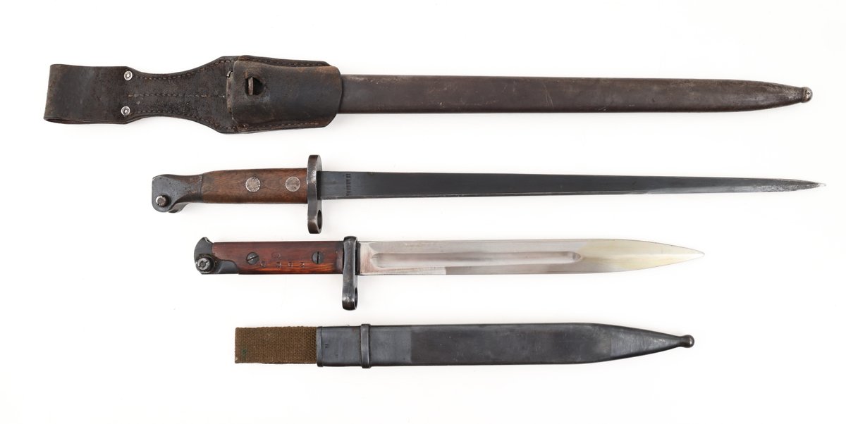 Military Bayonets with Scabbards (2)