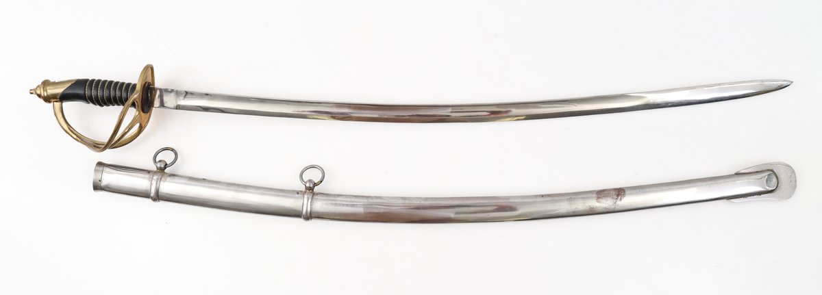 Cavalry Saber with Metal Scabbard