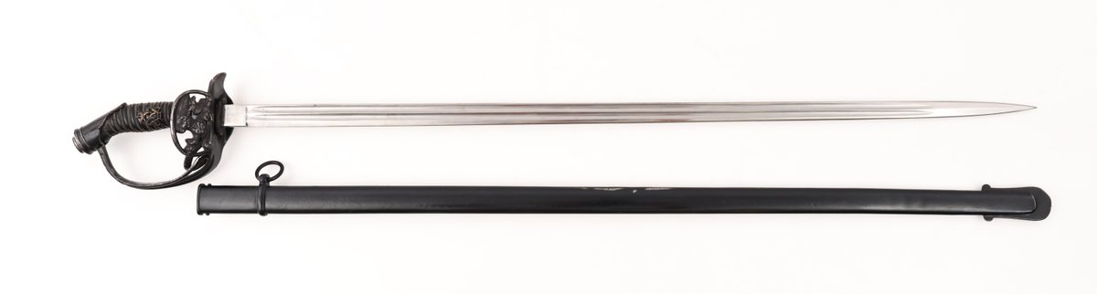 J.A. Henckels Prussian Model 1889 Infantry Officer Sword with Scabbard