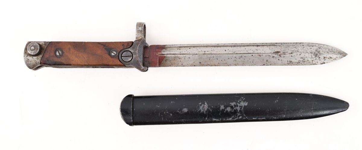 Folding Bayonet with Metal Scabbard