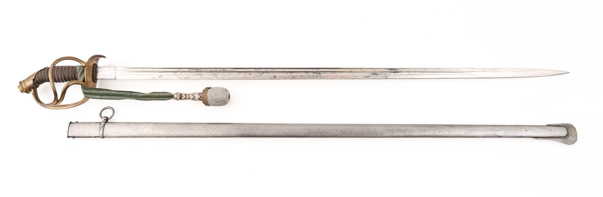 Military Sword with Scabbard and Portepee