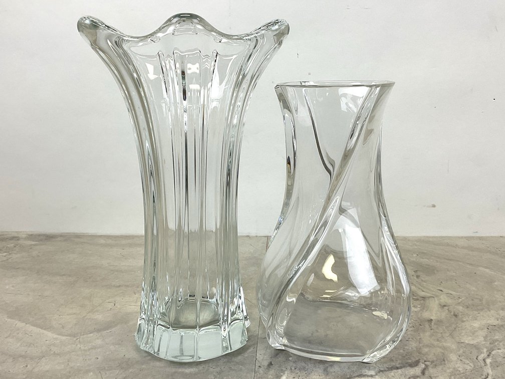 Baccarat & French Crystal Vases