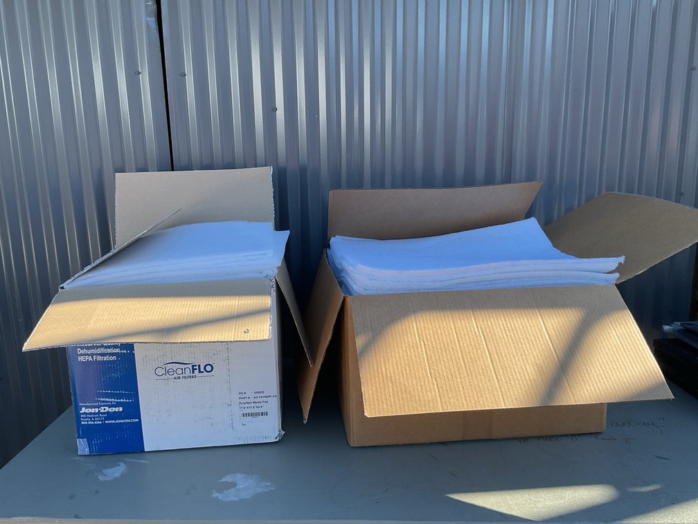 Jon-Don CleanFLO Polyfiber Air Filter Pads, Two Boxes