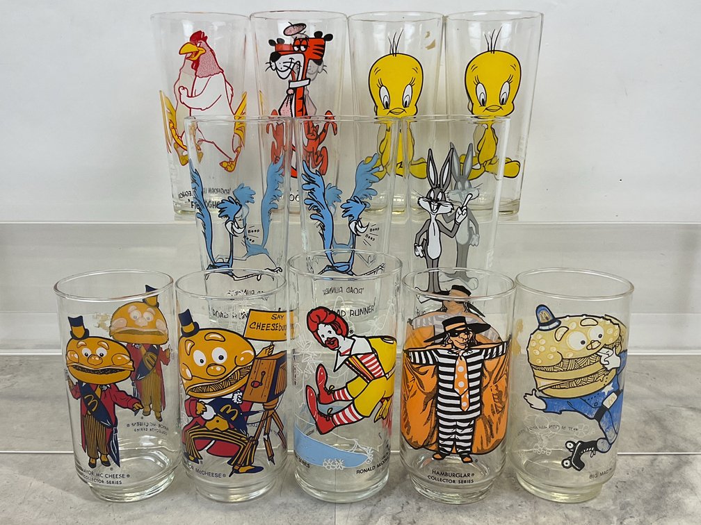 Character Glass Drinking Tumblers