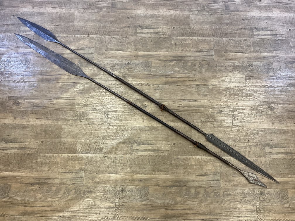 Forged Iron and Wood Spears