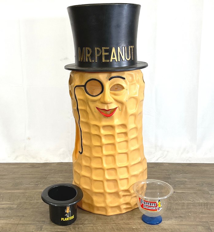 Mr. Peanut Mascot Costume & Planters Memorabilia