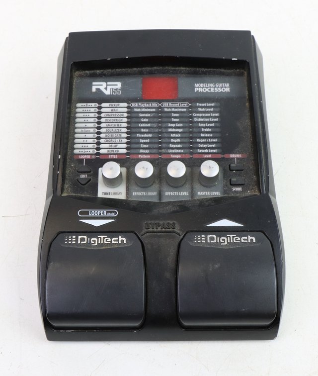 Digitech RP155V Modeling Guitar Processor
