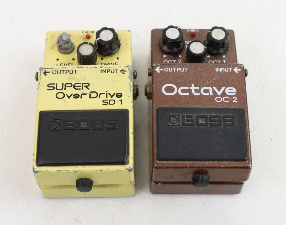 Lot of 2 Boss Guitar Effects Pedals