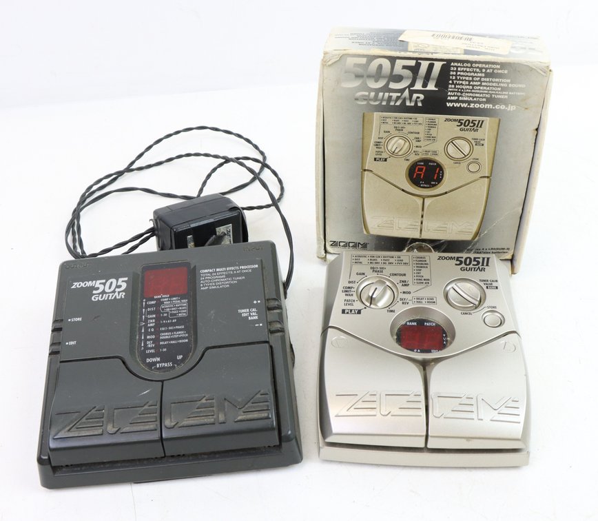 Lot of 2 Zoom 505 Pedals