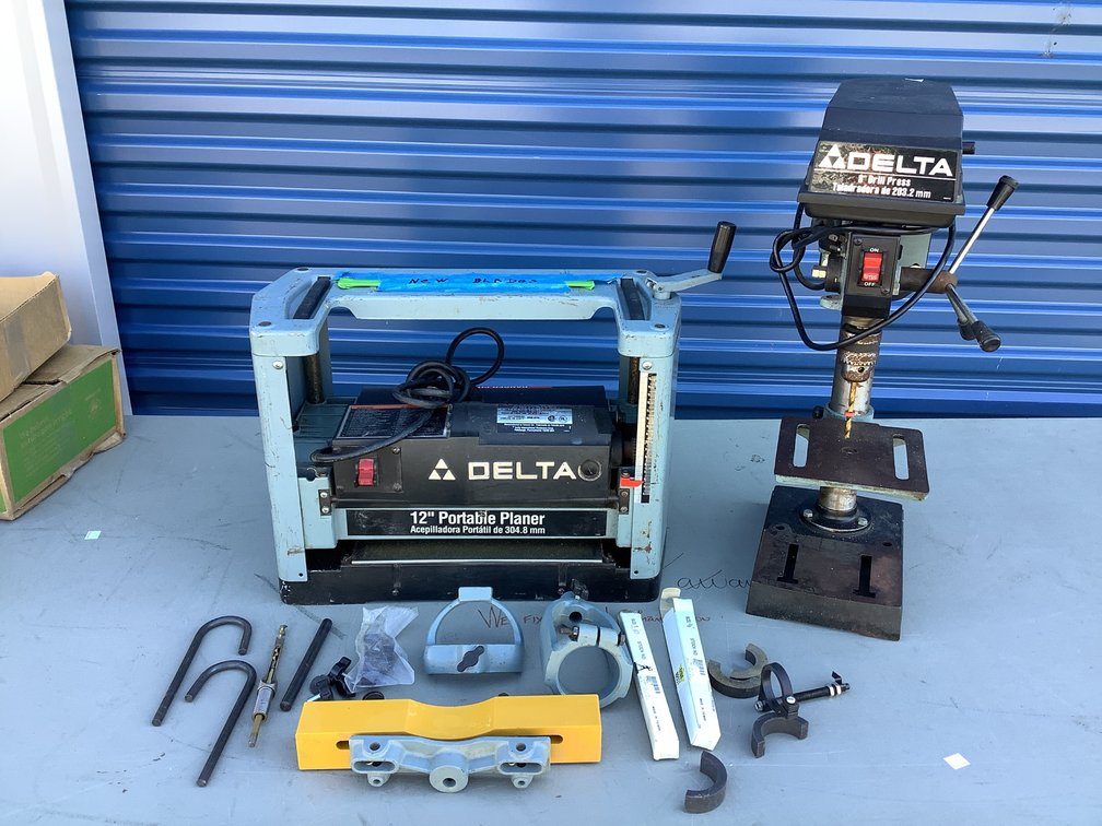 Delta Drill Press, Planer, and Mortising Attachment