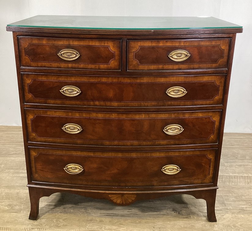 Federal Style Bowfront Chest of Drawers