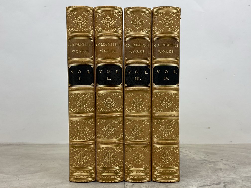John Murray The Works of Oliver Goldsmith 4-Volume Set