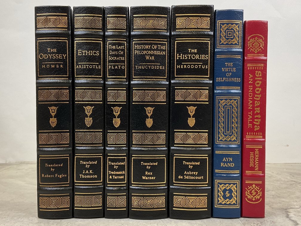 Leather-Bound Classic Literature Hardcover Books