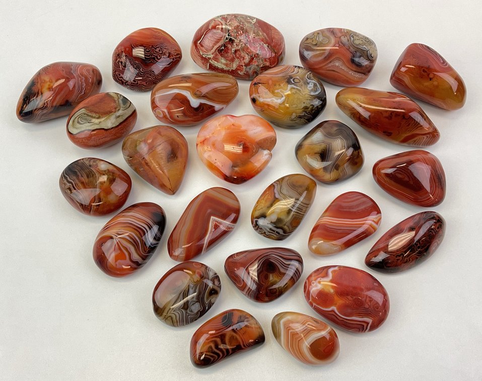 Agate, Carnelian, and Jasper Stones