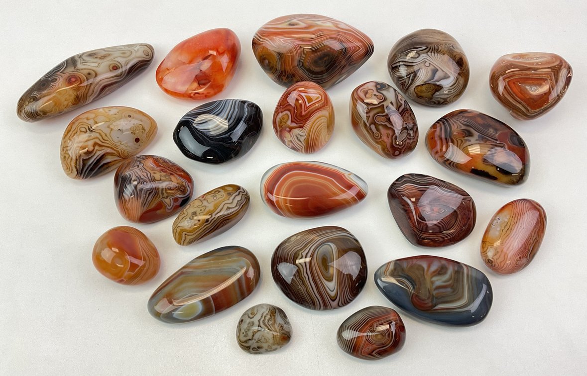 Agate and Carnelian Stones