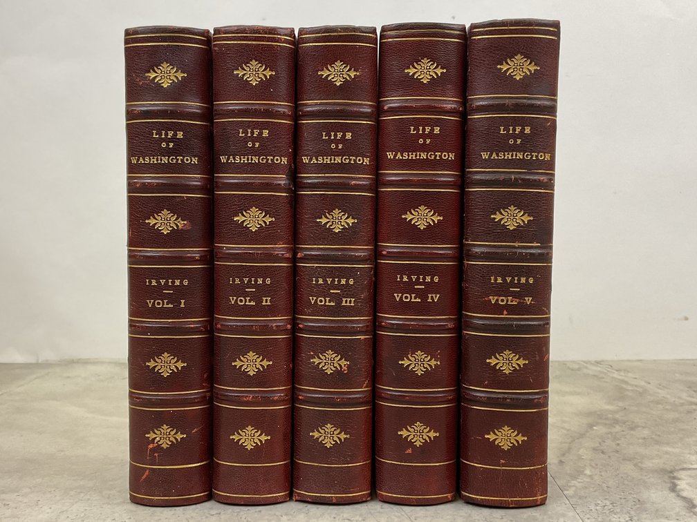 G. P. Putnam Life of George Washington 5-Volume Set