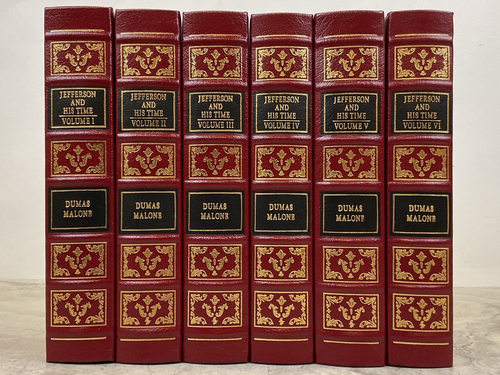 The Easton Press Jefferson and His Time 6-Volume Book Set