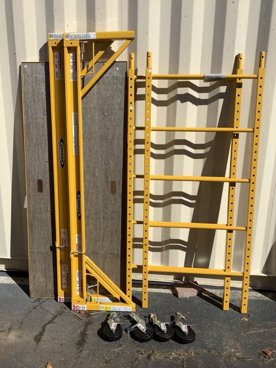 Werner Model 6-foot Steel Rolling Scaffold