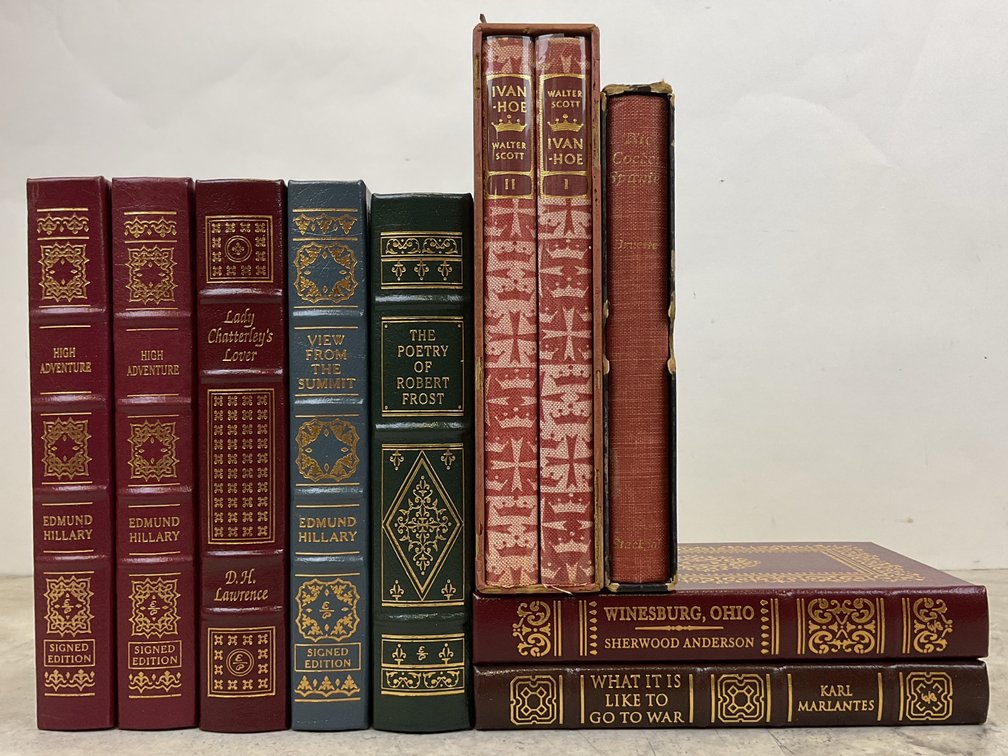 Leather-Bound and Slipcased Hardcover Books