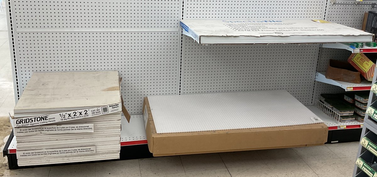 Ceiling Tiles and Plastic Eggcrate Louver Panels
