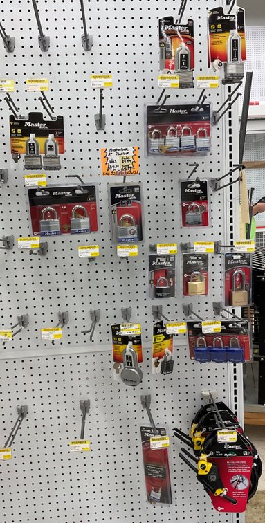 Master Lock Padlocks and Cable Locks Assortment