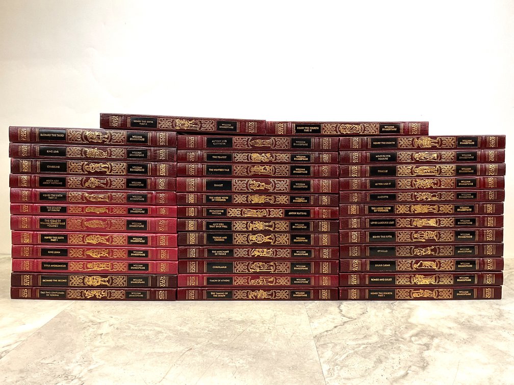 The Easton Press William Shakespeare 38-Volume Book Set