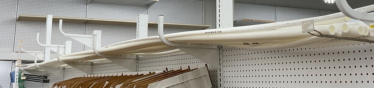 White PEX Potable Water Pipes