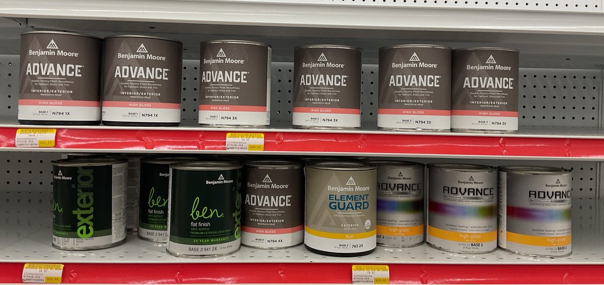 Benjamin Moore Paint Assortment