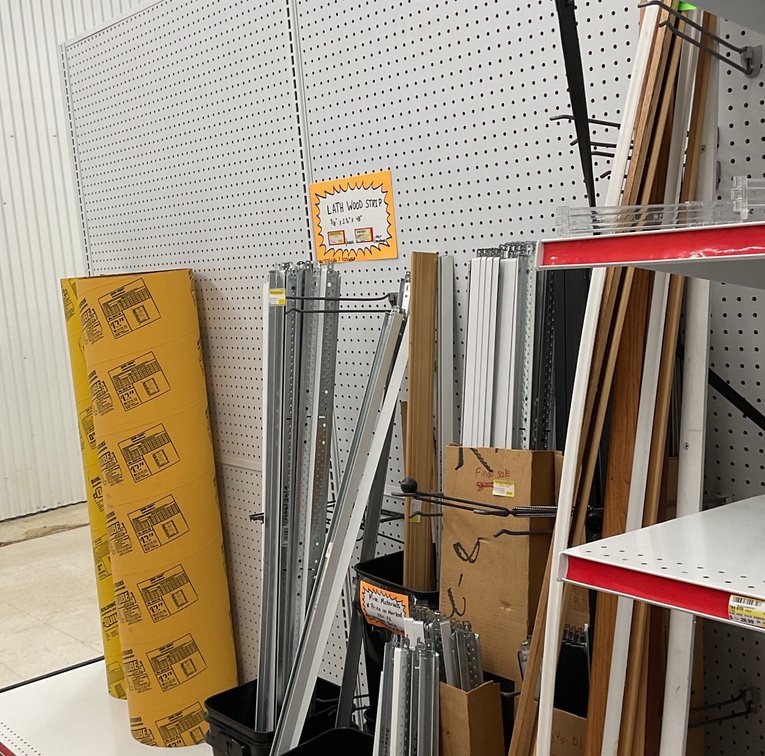Concrete Form Tubes with Wood and Metal Strips