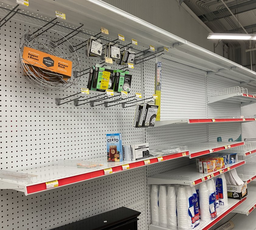Canning Supplies, Disposable Cutlery, Foam Cups, and Paper Bags