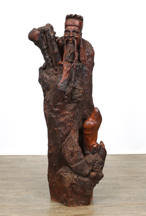 Chinese Hongmu Carved Sculpture