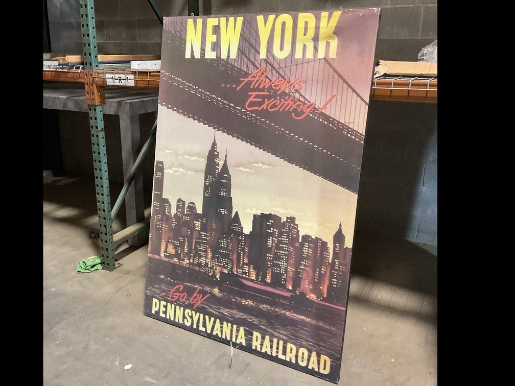 New York Print on Canvas