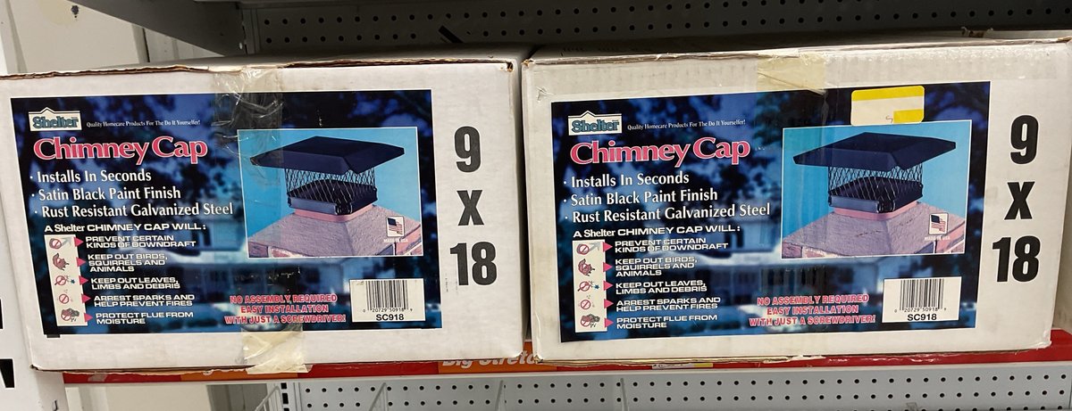Shelter 9x18 Chimney Caps (2)