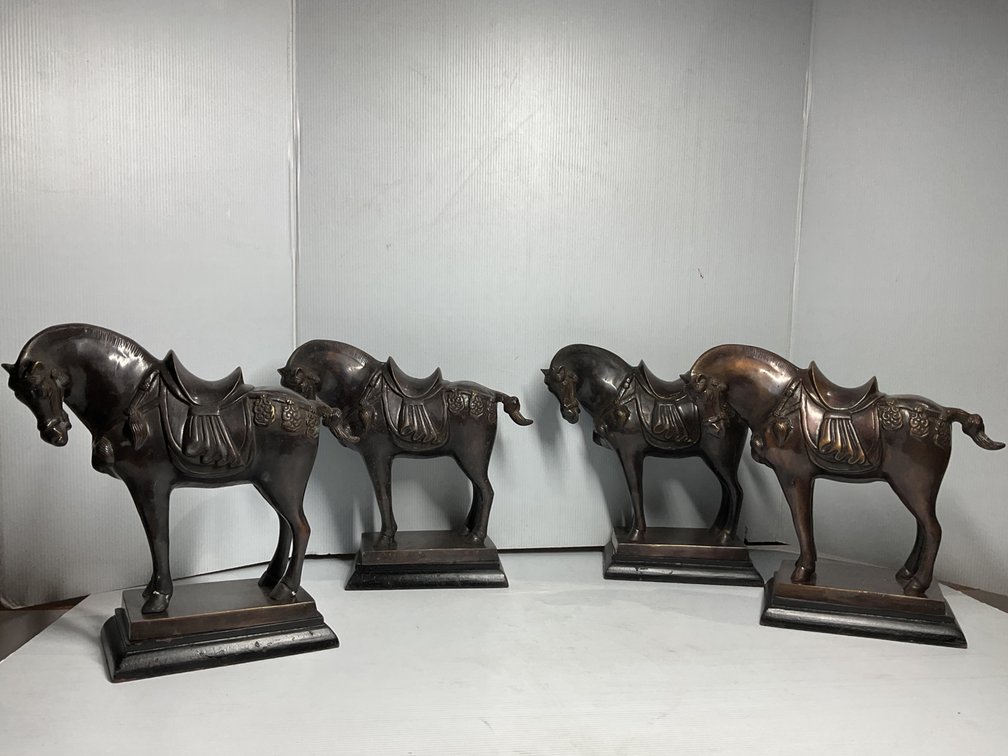 Cast Metal Horse Figurines