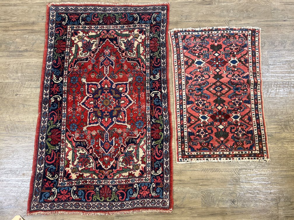 Two Hand-Knotted Oriental Area Rugs