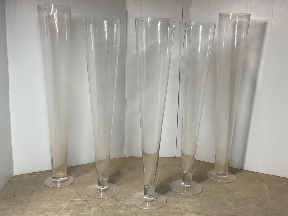 Glass Floor Vases