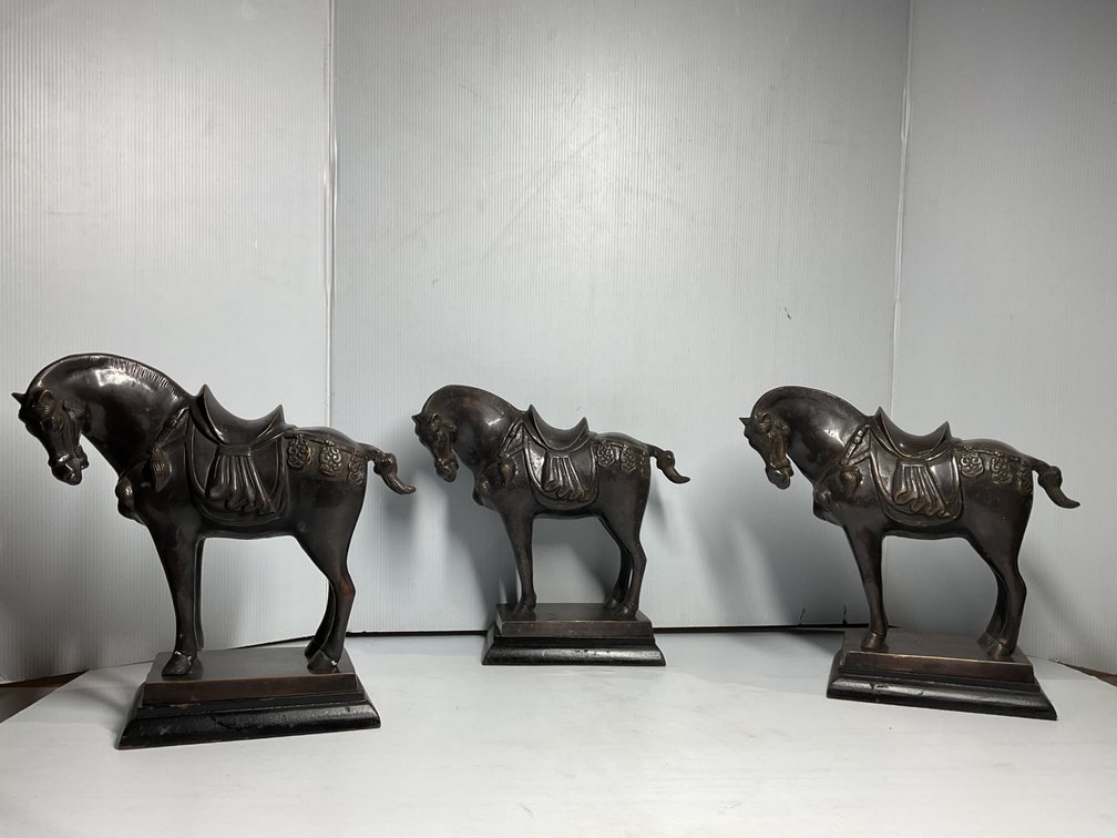 Cast Metal Horse Figurines