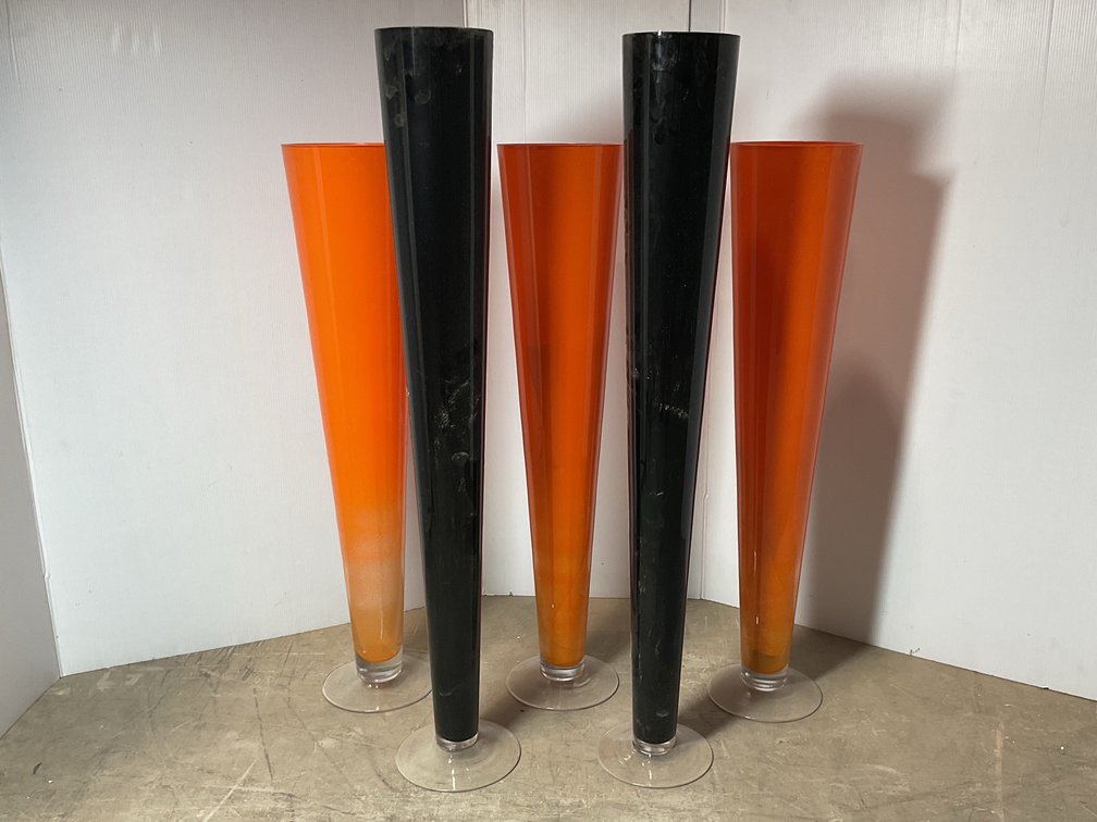 Glass Floor Vases