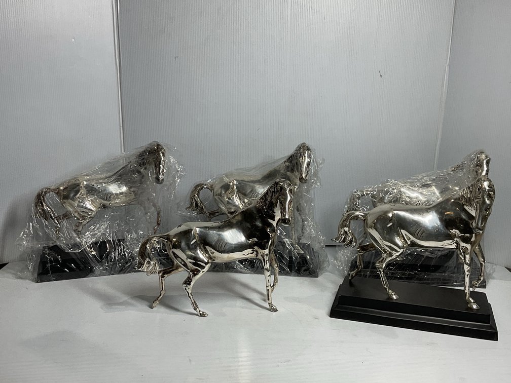 Cast Metal Horse Figurines
