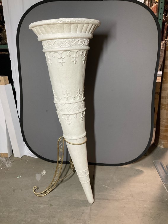 Tusk Style Floor Vase