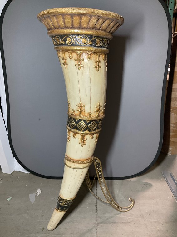 Tusk Style Floor Vase