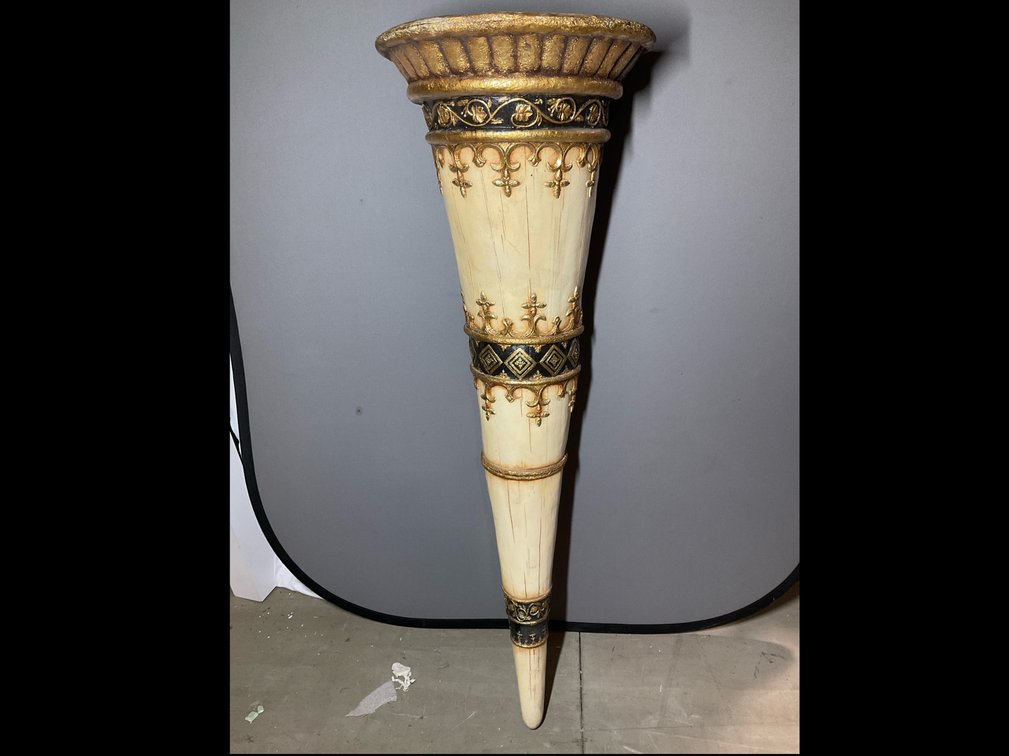 Tusk Style Floor Vase
