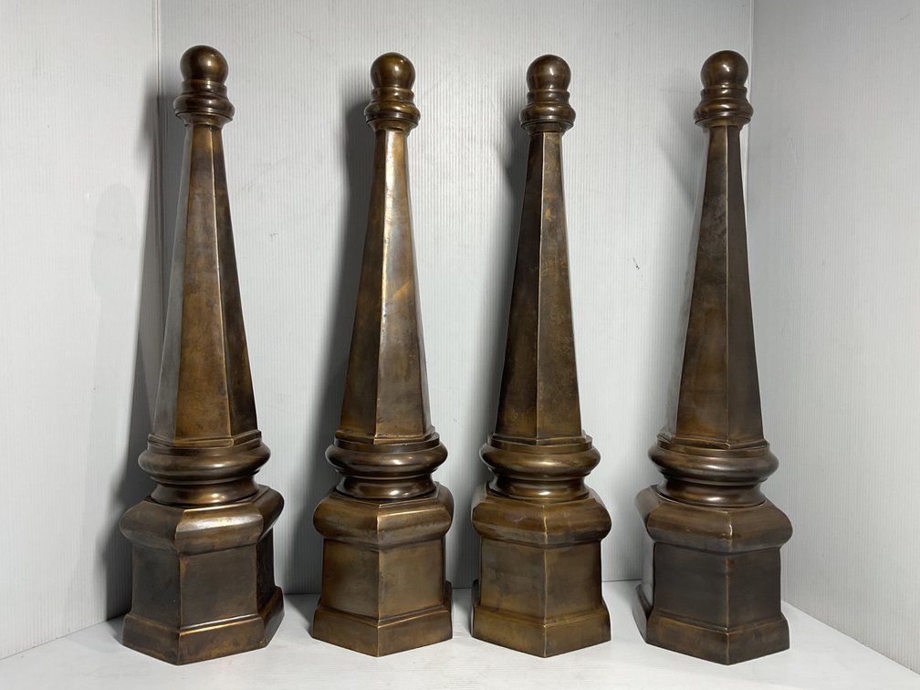 Cast Metal Obelisks