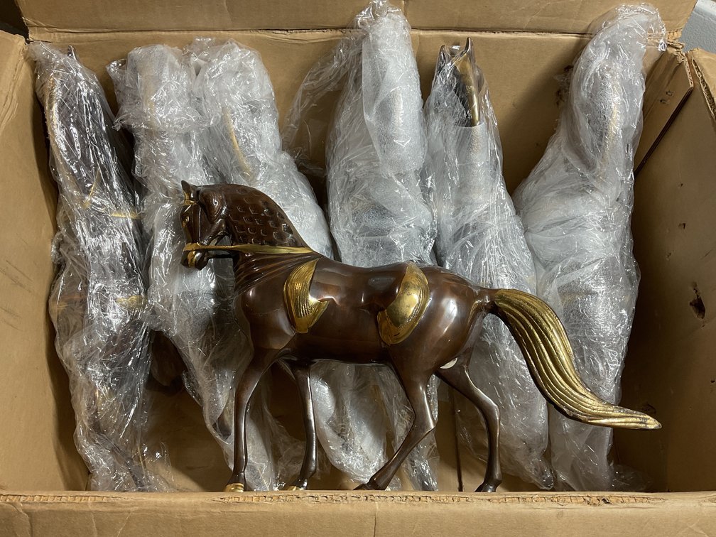 Metal Horse Figurines